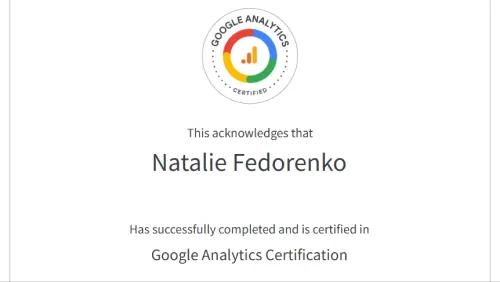 Fedorenko certificate GA 0