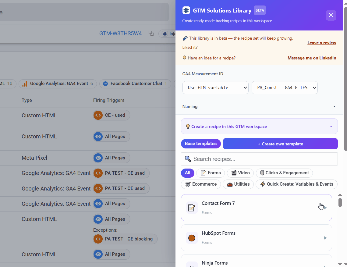 44.8 GTM library all templates